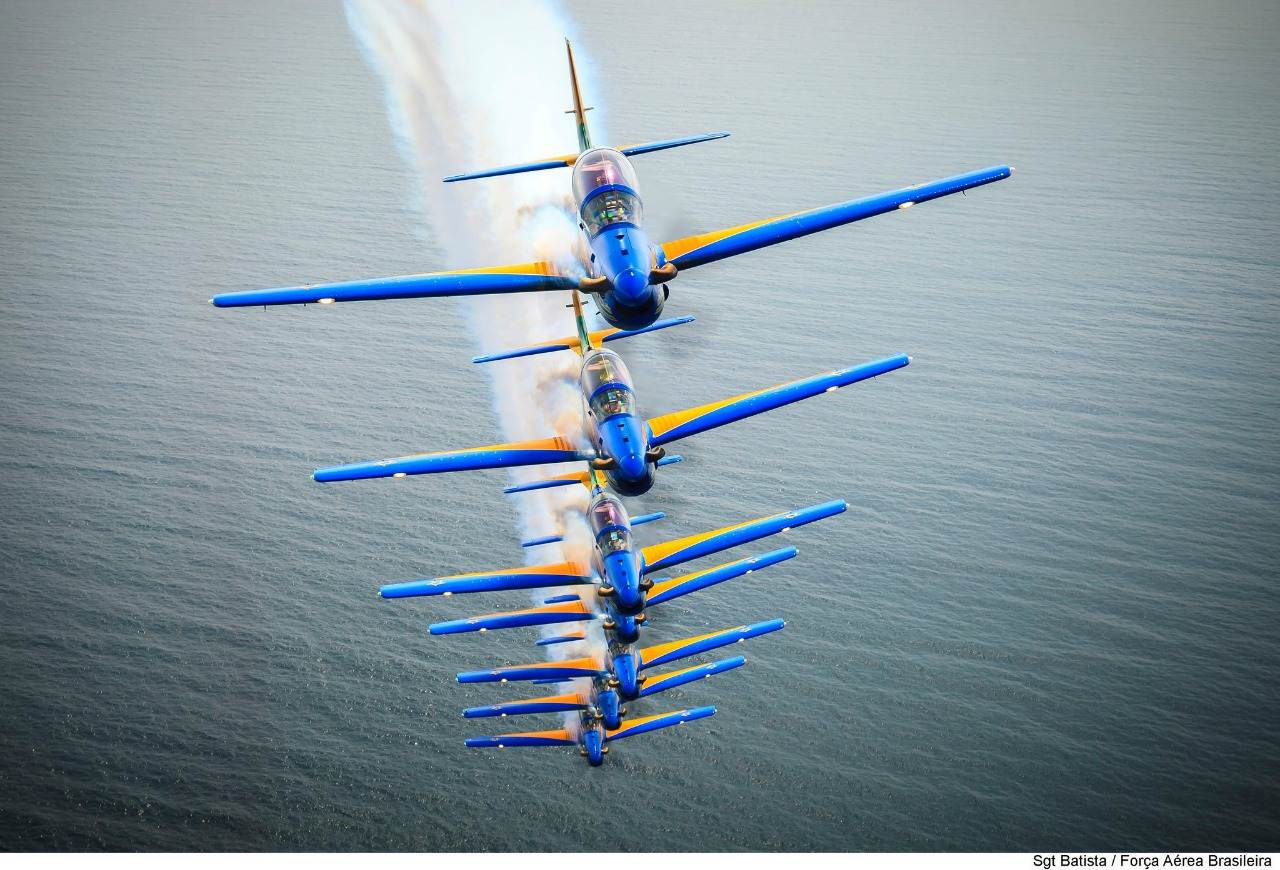 Capitão Aviador Helton dos Santos Furlan, piloto número #3 (Ala Esquerda) da Esquadrilha da Fumaça, falará em live sobre a liderança de alta performance